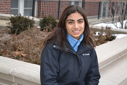 Bioengineering freshman, Saaniya Kapu